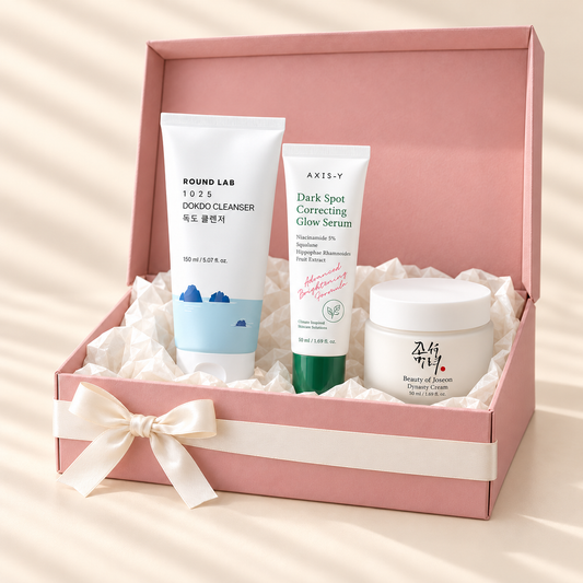 AERI BEAUTY bright mini pink skincare gift box